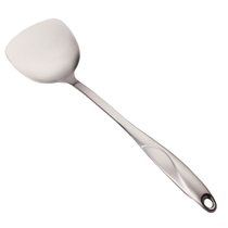 German kitchenware 304 stainless steel spatula spoon set thickened Anti-scalding kitchen stir-fry shovel kitchenware soup spoon