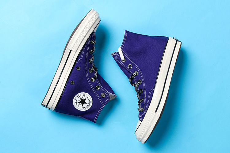 Converse Converse 1970s Giày đế bệt màu tím cao thấp thấp Samsung tiêu chuẩn 162366C 162368C giày thể thao nữ chính hãng