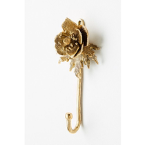 New York City Park imported morning flowers to pick up delicate gold silk flower copper adhesive hook clothes hat adhesive hook retro