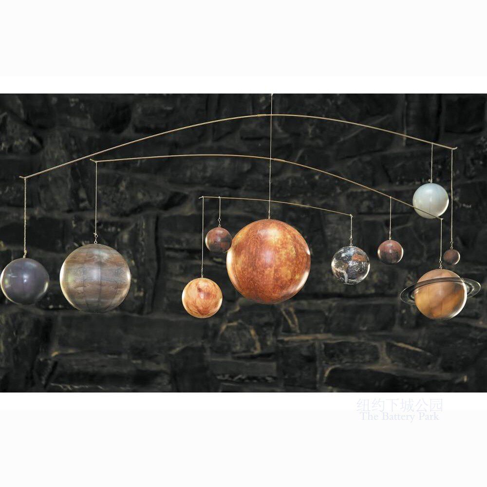 Spot New York Lower City Park Authentic Models Wonder Solar System Spirits Pendant Gifts