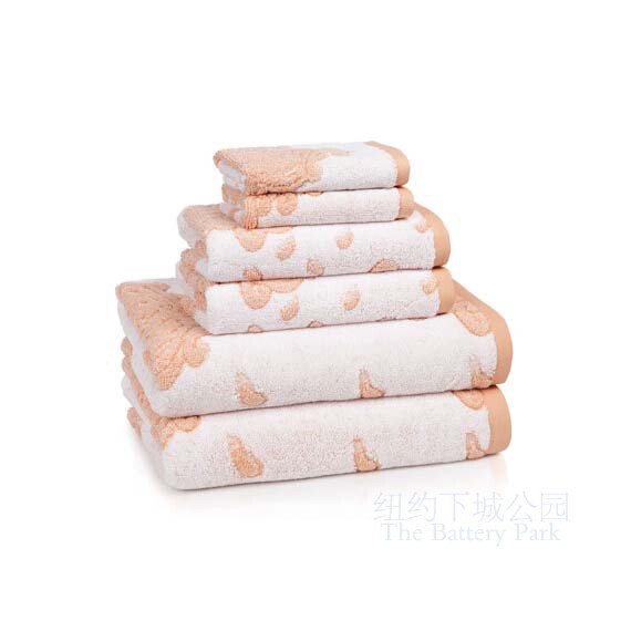 In-Stock New York Downtown Park Imported Roman Holiday Combed Turkish Long-Staple Cotton Bath Towel and Towel Three-Piece Set