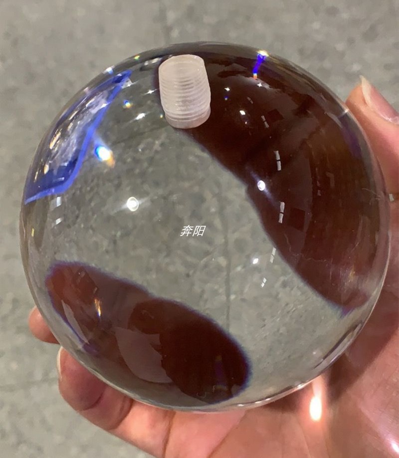 Processing drilling hole piercing polished acrylic plexiglass plastic PMMA acrylic transparent color ball cylindrical