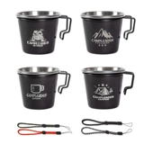 Металлическая кофейная дорожная чайная чашка для кемпинга, комплект, алюминиевый сплав