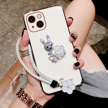 Apple 13 mobile phone shell new iphone13pro womens fashion boomer web red 13pro liquid silicone gel soft shell promax full package lens anti-fall personality creative water