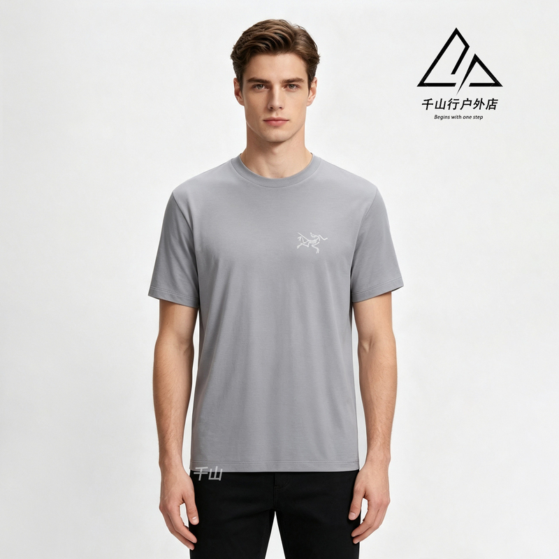 Arcteryx Kragg Sl Cotton Men's Lightweight Breathable Casual Pure Cotton Round Neck Short-Sleeved T-Shirt Arcteryx Kragg Sl Cotton Men's Lightweight Breathable Casual Pure Cotton Round Neck Short-Sleeved T-Shirt