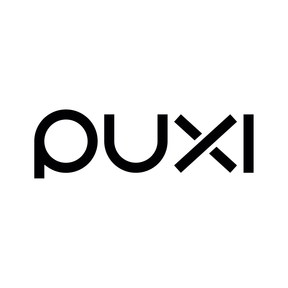 PUXI品牌拖鞋体验店的LOGO