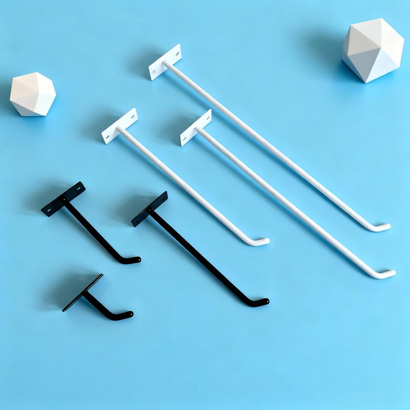 Wall Hooks, No-Drill Hooks, Strong Load-Bearing Wall Hooks, Supermarket Shelf Hooks, Thickened Wall Hooks