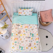  Mary Siwei cotton kindergarten bedding cushion cover quilt cover three-piece set with core cotton core silk cotton core cotton piece set
