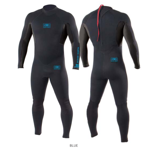 ocean earth Australian men's surfing cold suit full body 3 2MMSURFCHOOL back zipper wetsuit