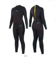 OCEAN EARTH Australian surfing wetsuit womens whole body 3 2MM cold protection suit neoprene back zipper suit