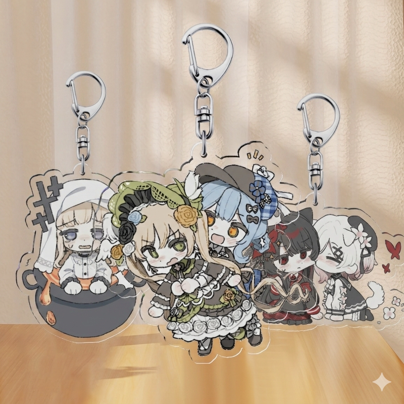 [Consignment] Witch Trial Shirley Hannah Melulu Emma Xi'Er Character Keychain