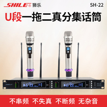 Lionel SH-22 Really Separate One Drag Two U Stage Wireless Microphone Professional Stage Show Event Handheld Microphone