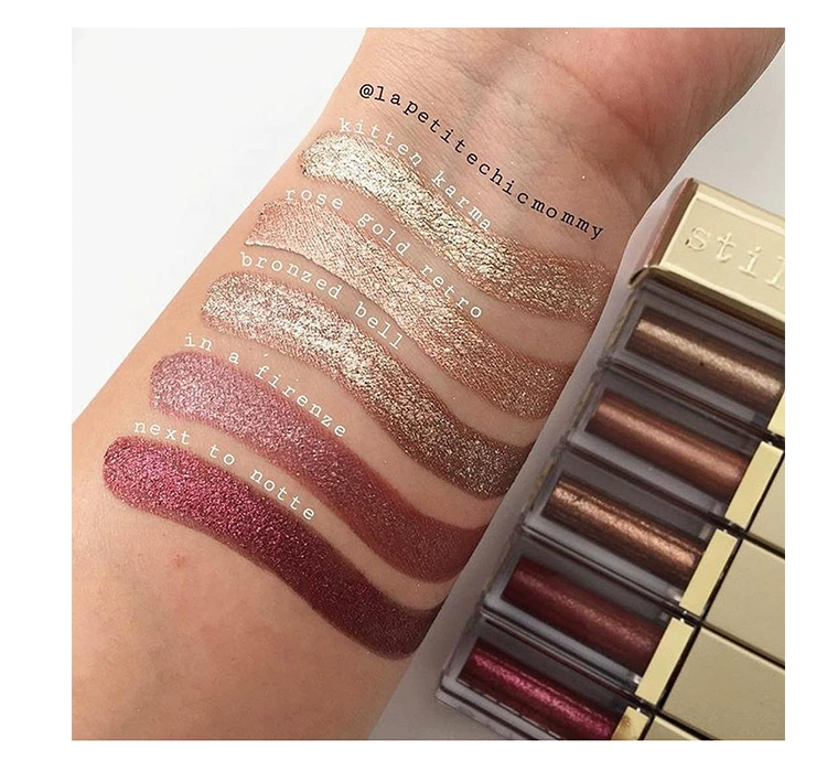 Heo chị! Stila Metal Eyeshadow Liquid Color Flash Pearl Brightener mèo con - Bóng mắt bảng mắt clio prism