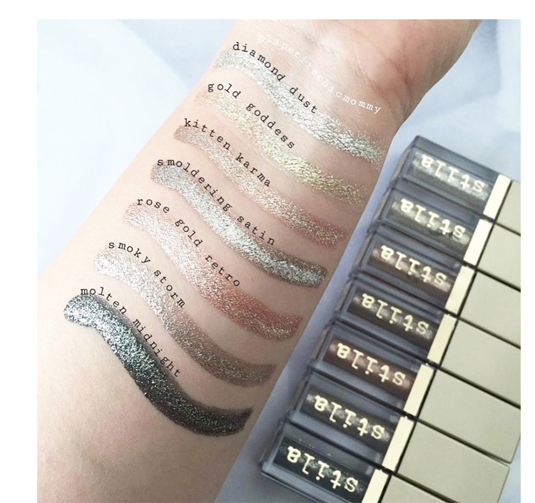 Heo chị! Stila Metal Eyeshadow Liquid Color Flash Pearl Brightener mèo con - Bóng mắt phấn kẻ mắt