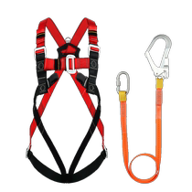 Golmud full-body safety belt polyester rock climbing downhill outdoor equipment five-point safety rope electrician GM8200