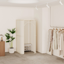 Clothing store mobile fitting room mall temporary floor-standing dressing room internet celebrity model show simple dressing room door curtain