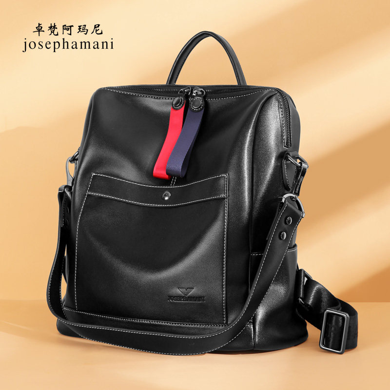 Zhuo Fan Armani small backpack women 2019 new messenger bag fashion simple Korean version wild dual-use shoulder bag