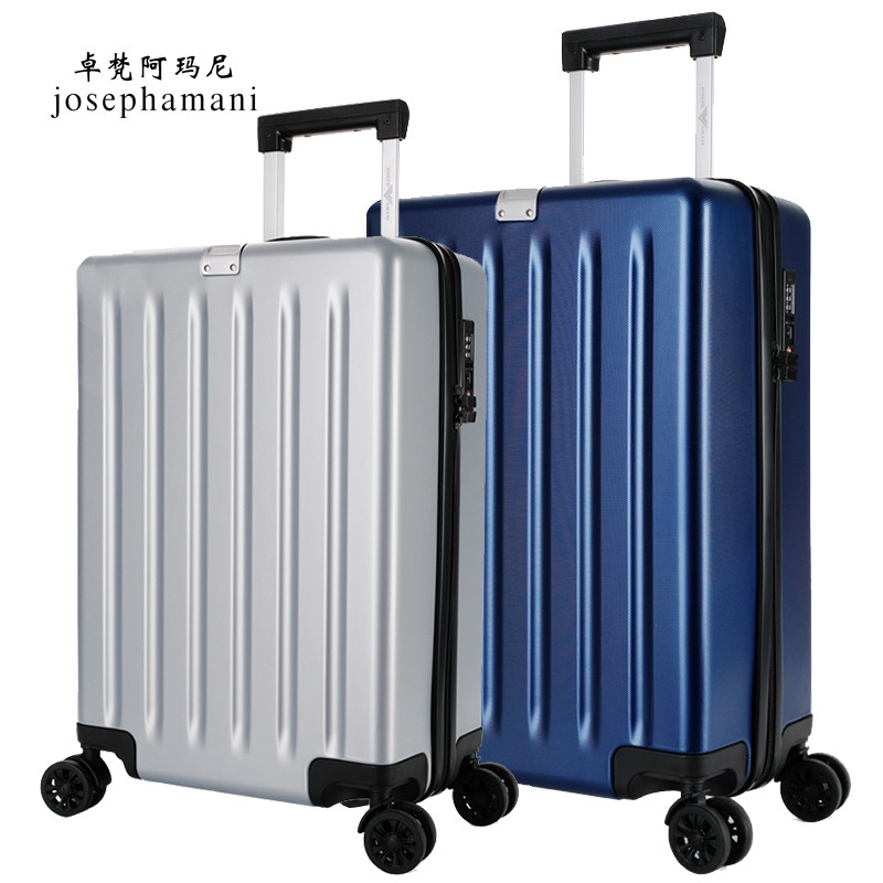 Zhuo Fan Armani trolley case Zipper mens and womens suitcase 20 password box Luggage boarding 24 universal wheel