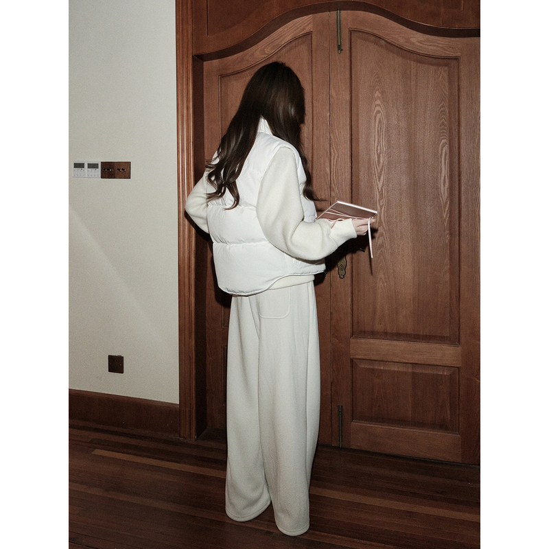 Avenement/Drapey Wide-Leg Pants Casual Versatile Loose Slimming Floor-Length Straight Pants for Women Autumn and Winter Avenement/Drapey Wide-Leg Pants Casual Versatile Loose Slimming Floor-Length Straight Pants for Women Autumn and Winter
