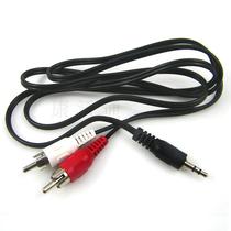 3 5 one-to-two audio cable 3 5mm to double lotus 2RCA mobile phone computer audio speaker transmission line power amplifier head