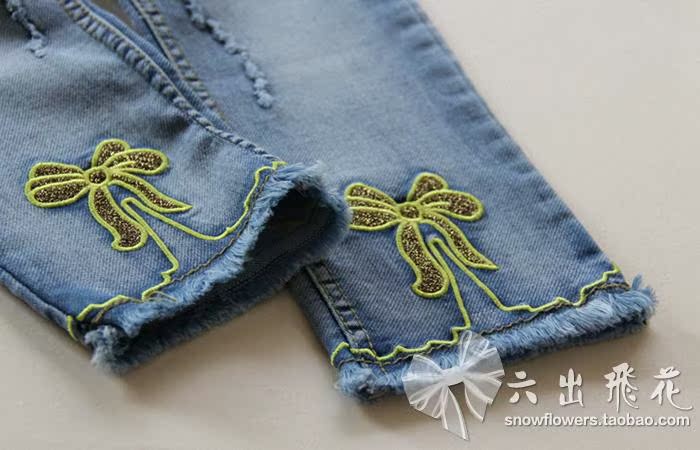 Pantalon fille en toile - Ref 2062144 Image 15