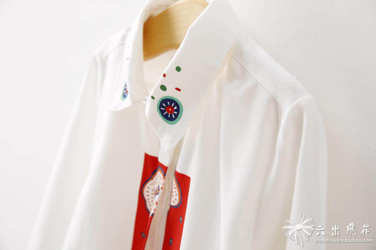 Chemise fille à manche longue - Ref 2086082 Image 8