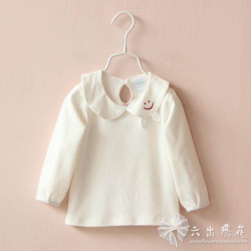 Chemise fille à manche longue en coton - Ref 2086121 Image 8