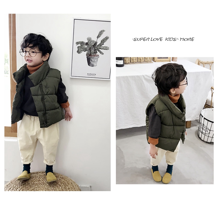 1 bộ vest cotton cho bé mùa thu và mùa đông quan ao tre em