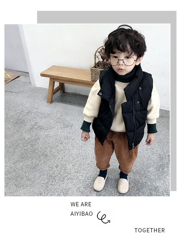 1 bộ vest cotton cho bé mùa thu và mùa đông