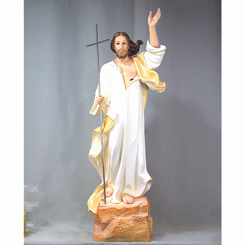 Jesus Resurrection Heather Statue of Gift Statue Resin Sacred Craft Ornament Church Tabletop Hem catholic