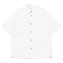 Jack Jones new summer style slightly loose comfortable and versatile pointed collar casual tops simple style short-sleeved shirts for men