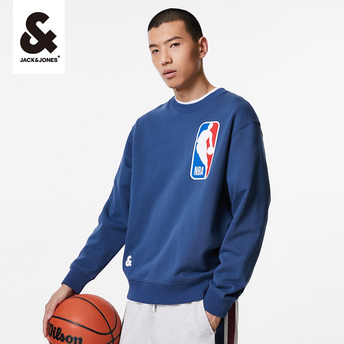 杰克琼斯秋季NBA联名卫衣:潮流控必入!篮球风+字母胶印=出街王炸!-运动卫衣-淘宝好物网