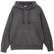 Jack Jones autumn new trendy micro-wide hooded washed ribbed cuffs pure cotton long-sleeved tops and sweatshirts for men