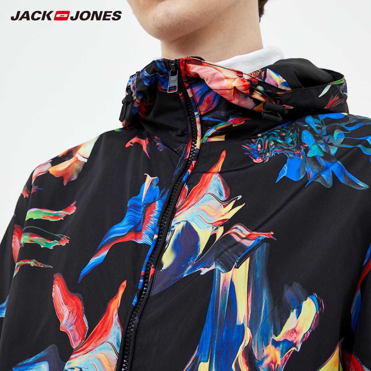 Jack Jones xu hướng đẹp trai gió chống jacket phun nước mùa xuân con người ngụy trang