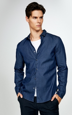 Jack Jones Jack Jones Áo thun nam dài tay mỏng manh 218105525 áo sơ mi tay ngắn