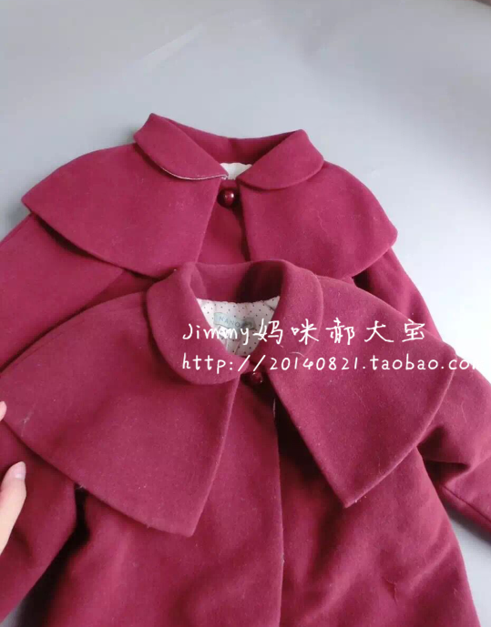 Manteau pour fille JIMMY.Z en cachemire - Ref 2161615 Image 6