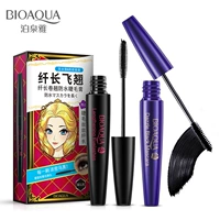 雅 mascara uốn cong lâu không thấm nước không nở hoa tăng trưởng dày khóa màu mỹ phẩm trang điểm - Kem Mascara / Revitalash mascara nội địa trung