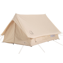 Danish NORDISK big white bear Ydun5 5 ㎡ outdoor camping retro rainstorm cotton tarpaulin tent