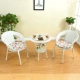 Sub-set đặc biệt cung cấp ngoài trời sân ban công giải trí bàn ghế và ghế mây đơn giản đồ nội thất kết hợp ghế mây bàn cà phê ba năm ghế sắt cafe ngoài trời