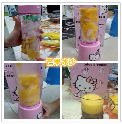 máy xay bear 3 cối Máy ép trái cây gia dụng đa chức năng Máy ép trái cây sữa đậu nành máy sữa đậu nành điện mini sinh viên cầm tay cốc - Máy ép trái cây máy xay cháo