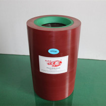  20 inch fourth generation red imported high wear-resistant thickened huller rubber roller Red Flag bridge disc rice machine rubber roller