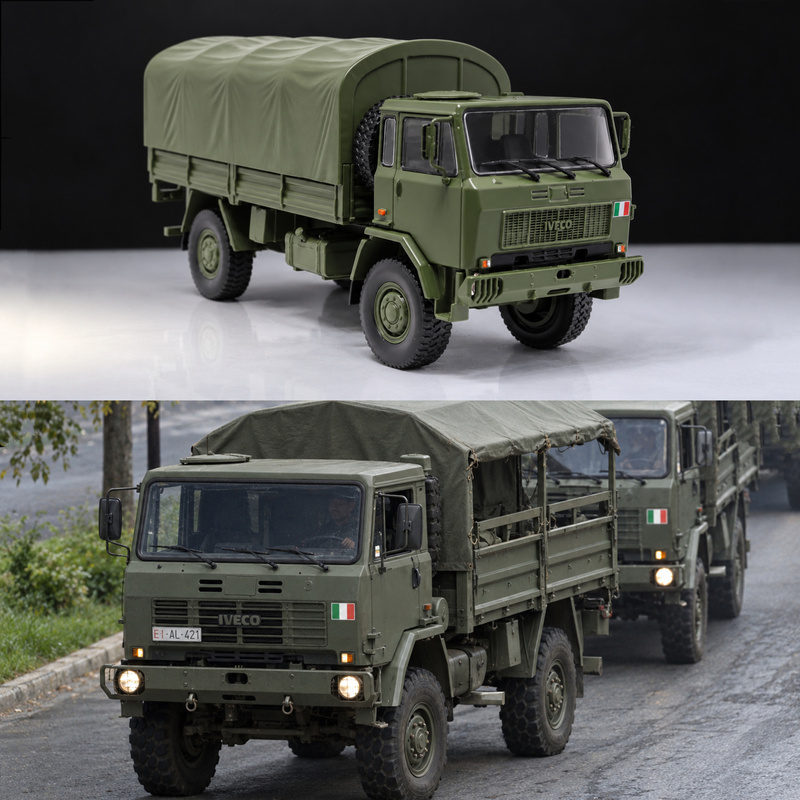 Lxo Iveco Acl 75 1975 Iveco Italian Military Truck 1:43 Lxo Iveco Acl 75 1975 Iveco Italian Military Truck 1:43