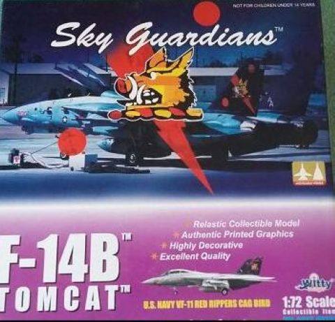The Jedi Witty Weida WTW-72-009-002 US military F-14B Panda Red Wild Pig Alloy Fighter