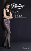 Spain Platino Fata Opaque Rear Vertical Silk Smooth Bright Tights Pantyhose Stockings Leggings