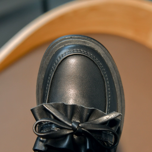 Туфли для принцессы, детская обувь для кожаной обуви в английском стиле, мягкая подошва, в британском стиле