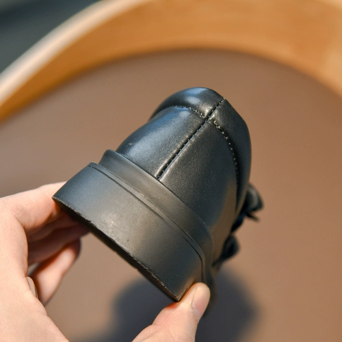 Туфли для принцессы, детская обувь для кожаной обуви в английском стиле, мягкая подошва, в британском стиле