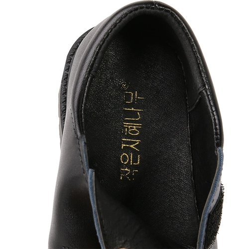 Обувь в английском стиле для мальчиков для черной кожи, детские туфли, в британском стиле, осенняя, из натуральной кожи, мягкая подошва, подходит для подростков