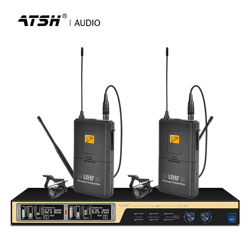 Stage conference room home karaoke wireless microphone U section FM gooseneck wearing speech microphone one drag four