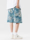 High-End Floral Shorts for Men, Summer Thin Style, 2025 New Hawaiian Beach Shorts, Loose Casual Five-Point Shorts