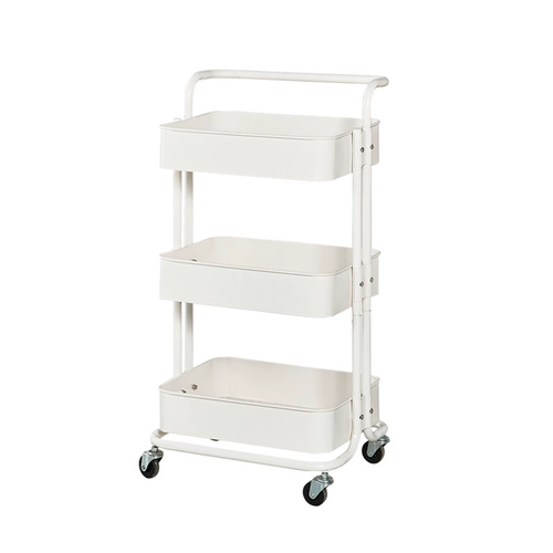 Nordic Ins ins хранения полки на пол -на кухонный водитель -толщить домашнюю стойку для хранения может переместить ванную колеса с колесами